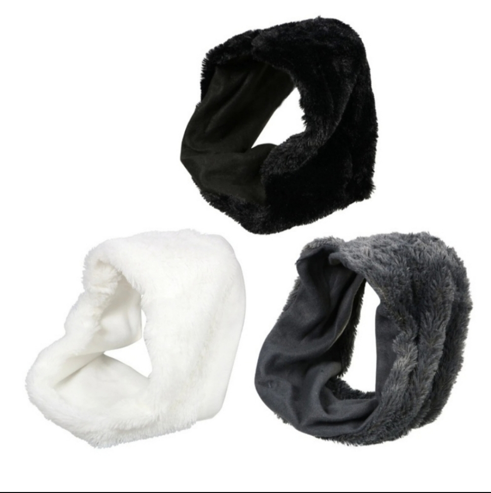 3 Women faux fur Ear Mufflers